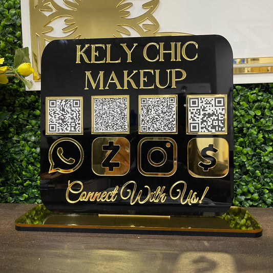 Elite QR Acrylic Stand - Creationsbyjnii