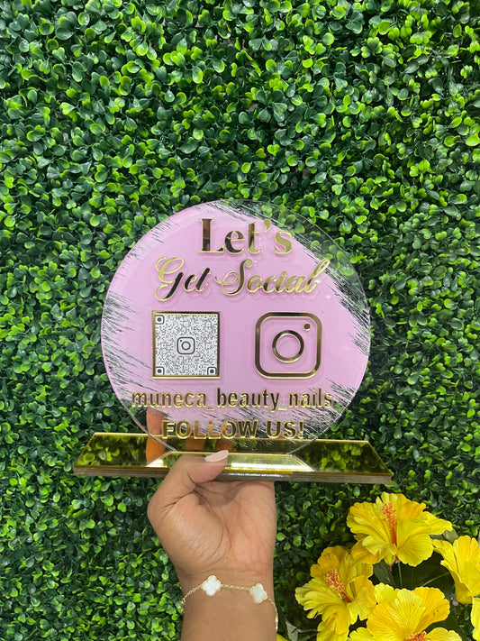 IG Acrylic QR Code custom - Creationsbyjnii