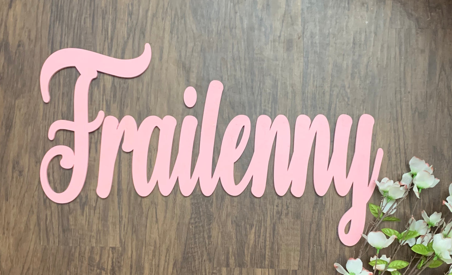 Wooden Name sign - Creationsbyjnii