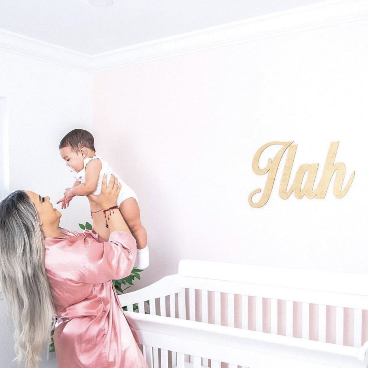 Wooden Name sign - Creationsbyjnii