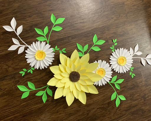 Sunshine Paper flower Set - Creationsbyjnii 